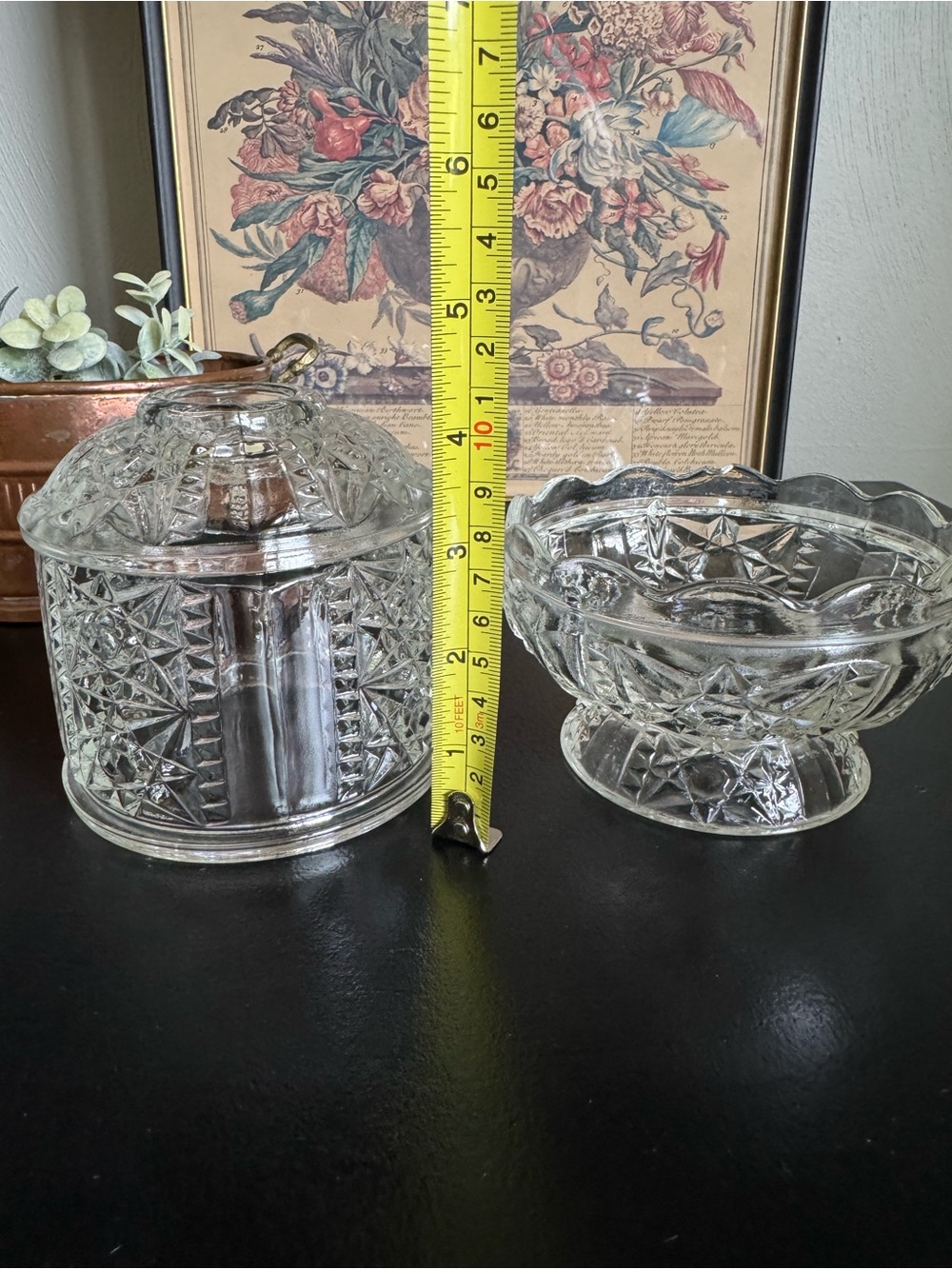 Indiana Glass Stars & Bars Fairy Lamp - Picture 7 of 11